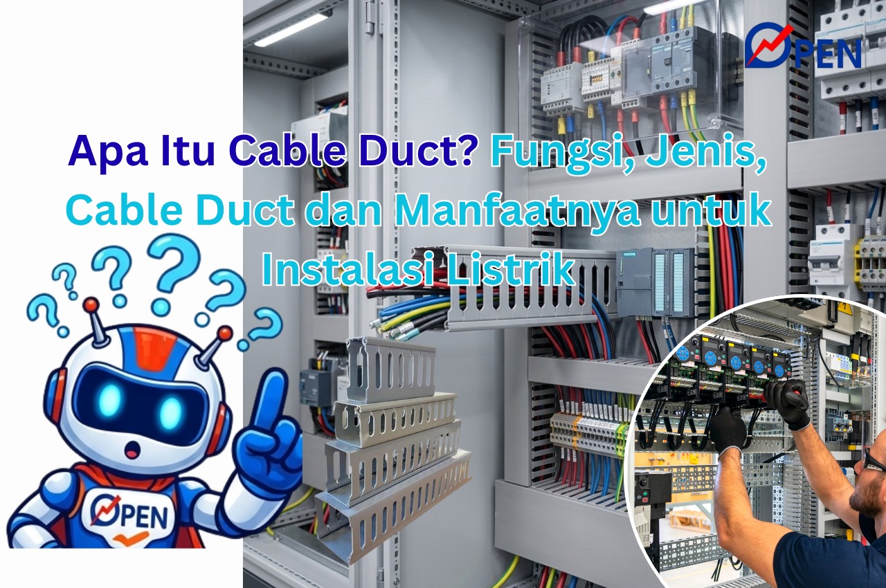 Apa Itu Cable Duct? Fungsi, Jenis, dan Manfaatnya untuk Instalasi Listrik