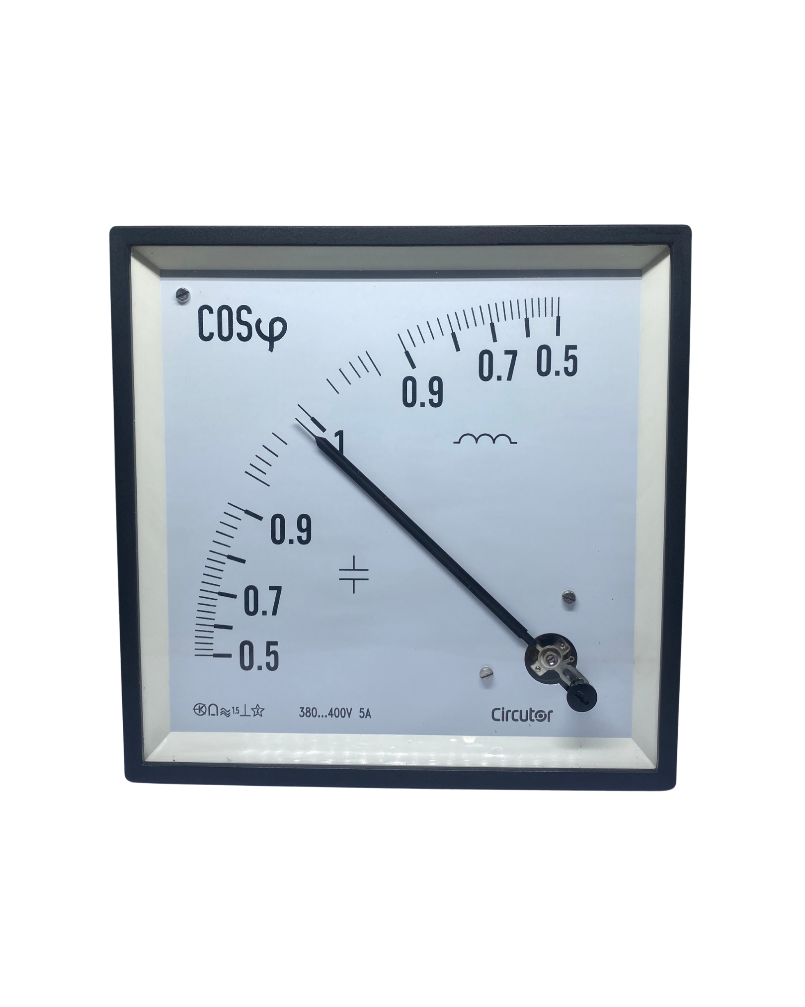 COS PHI METER SCALE 0.5-1-0.5 ; 110 V FETC 96 - CIRCUTOR
